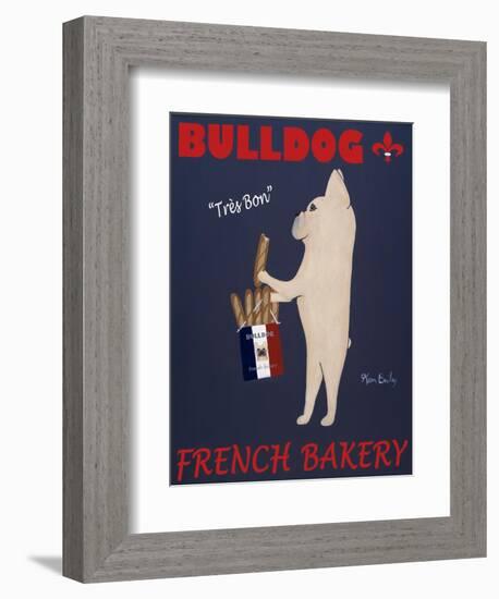 French Bulldog Bakery-Ken Bailey-Framed Premium Giclee Print