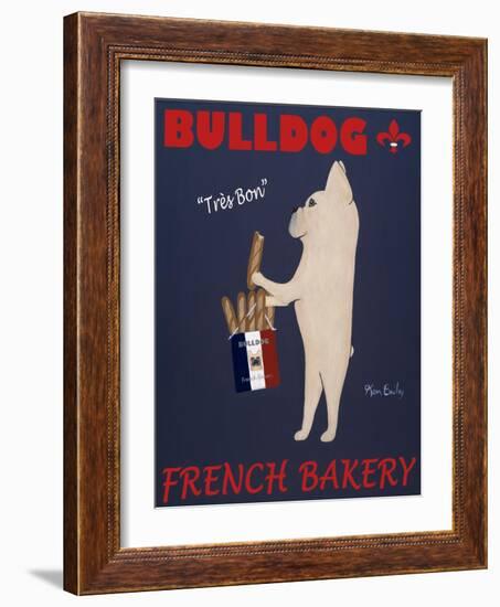 French Bulldog Bakery-Ken Bailey-Framed Giclee Print