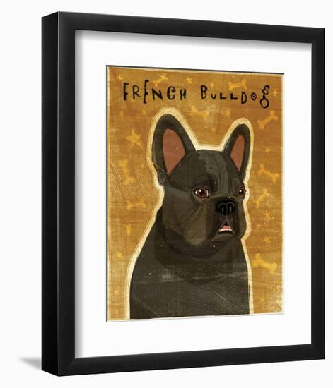 French Bulldog (Black)-John Golden-Framed Giclee Print