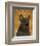 French Bulldog (Black)-John W^ Golden-Framed Art Print