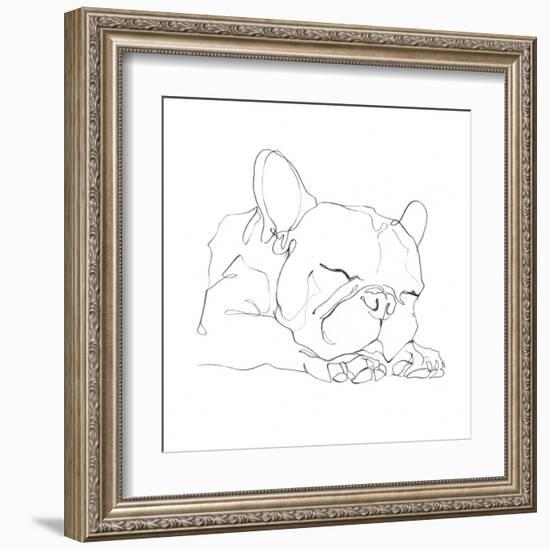 French Bulldog Contour II-Ethan Harper-Framed Art Print