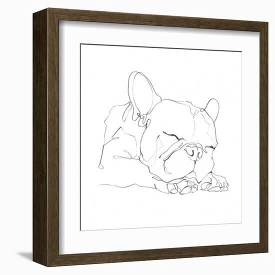 French Bulldog Contour II-Ethan Harper-Framed Art Print