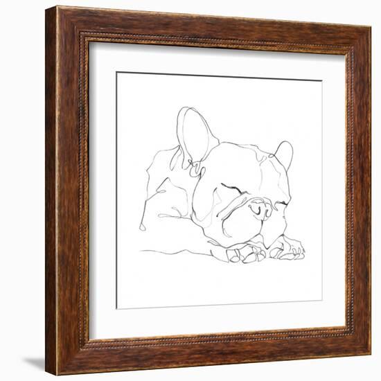 French Bulldog Contour II-Ethan Harper-Framed Art Print