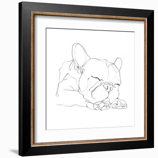 French Bulldog Contour II-Ethan Harper-Framed Art Print