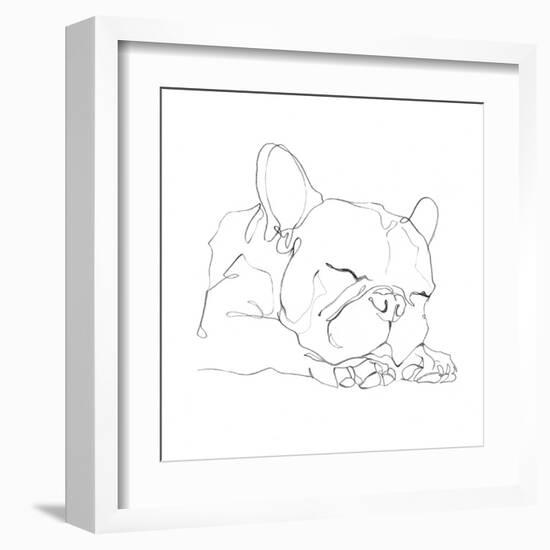 French Bulldog Contour II-Ethan Harper-Framed Art Print