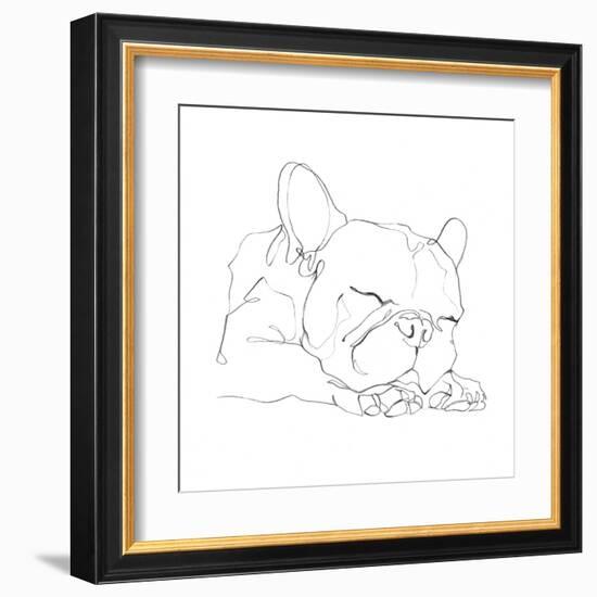 French Bulldog Contour II-Ethan Harper-Framed Art Print