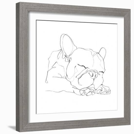 French Bulldog Contour II-Ethan Harper-Framed Art Print