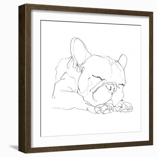 French Bulldog Contour II-Ethan Harper-Framed Art Print