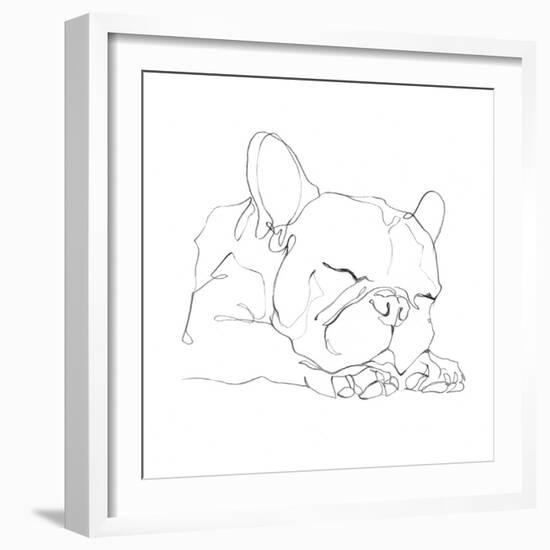 French Bulldog Contour II-Ethan Harper-Framed Art Print