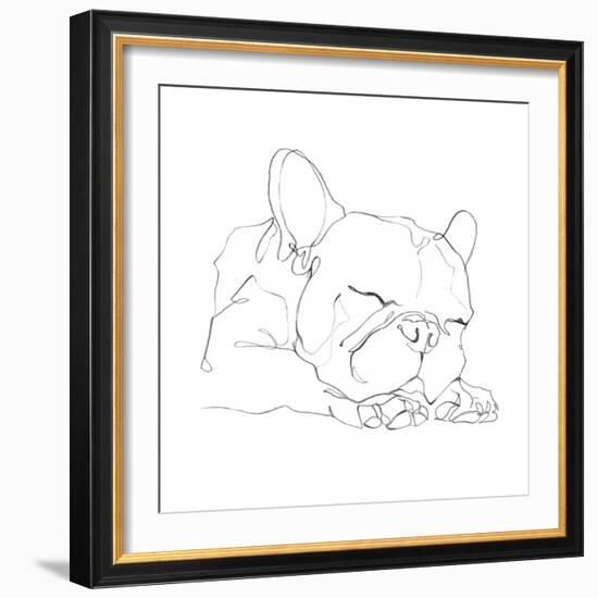 French Bulldog Contour II-Ethan Harper-Framed Art Print