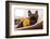 French Bulldog Dog Having a Sleeping and Relaxing a Siesta in Living Room, with Doggy Teddy Bear-Javier Brosch-Framed Photographic Print