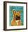 French Bulldog (Fawn & White)-John W^ Golden-Framed Art Print