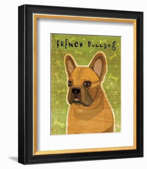 French Bulldog (Fawn)-John W^ Golden-Framed Art Print