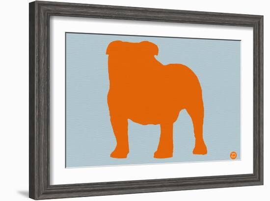 French Bulldog Orange-NaxArt-Framed Art Print
