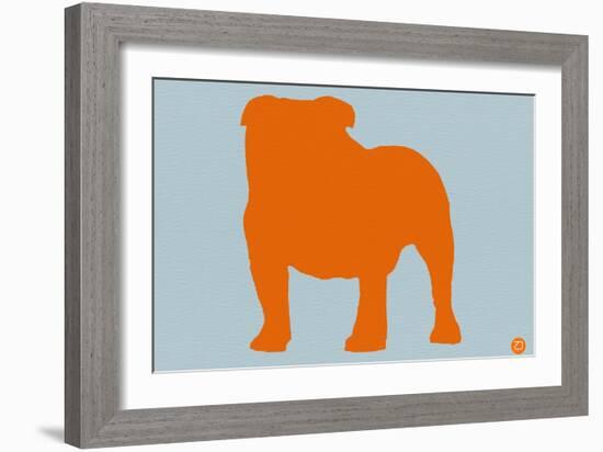 French Bulldog Orange-NaxArt-Framed Art Print