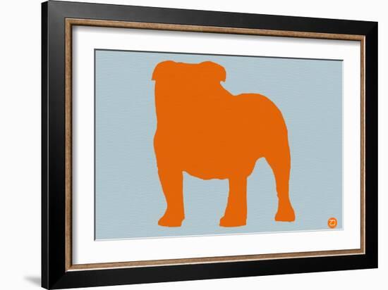 French Bulldog Orange-NaxArt-Framed Art Print