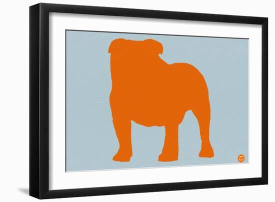 French Bulldog Orange-NaxArt-Framed Art Print