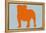 French Bulldog Orange-NaxArt-Framed Stretched Canvas