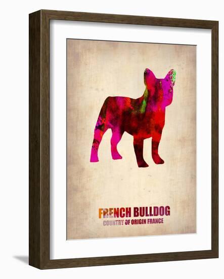 French Bulldog Poster-NaxArt-Framed Art Print