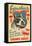 French Bulldog - Retro Flying Circus Ad-Lantern Press-Framed Stretched Canvas