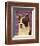 French Bulldog (White Brindle)-John W^ Golden-Framed Art Print