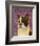 French Bulldog (White Brindle)-John W^ Golden-Framed Art Print