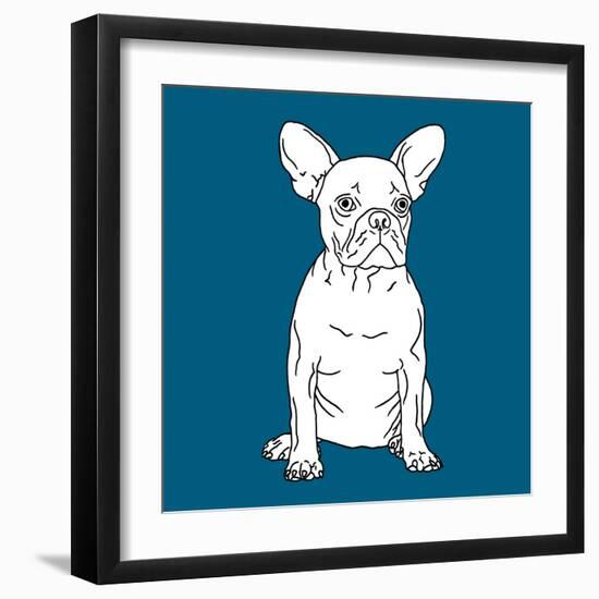French Bulldog-Anna Nyberg-Framed Art Print