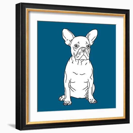 French Bulldog-Anna Nyberg-Framed Art Print