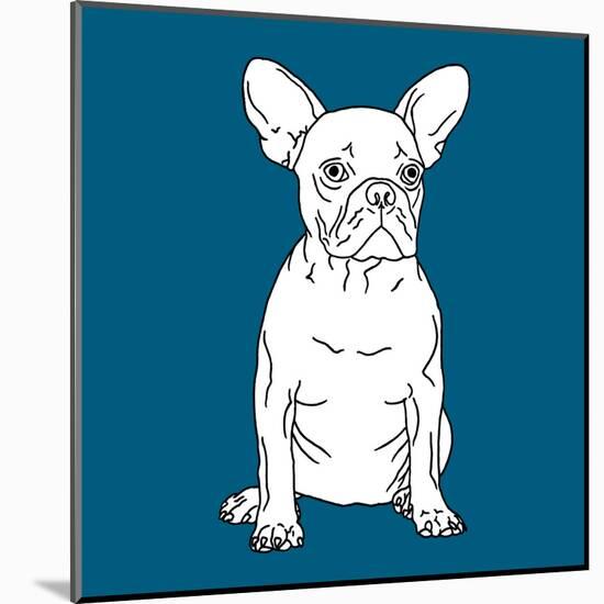 French Bulldog-Anna Nyberg-Mounted Giclee Print