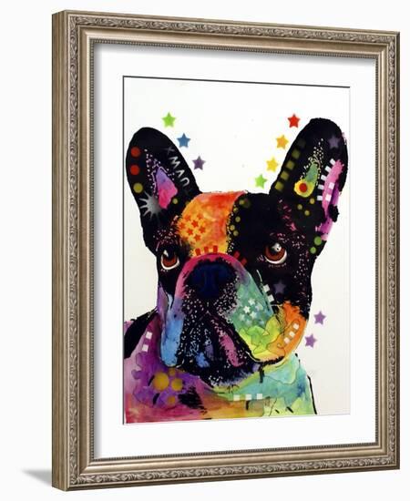 French Bulldog-Dean Russo-Framed Giclee Print