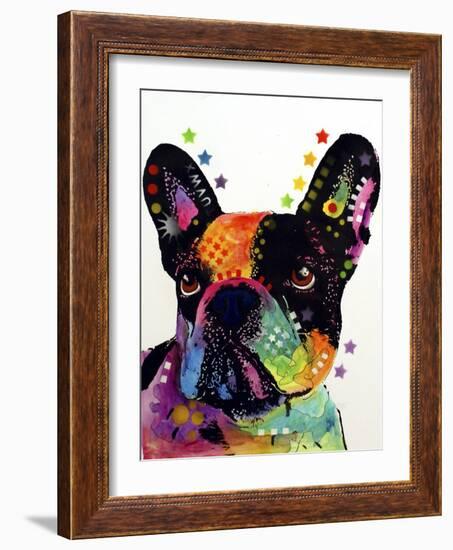 French Bulldog-Dean Russo-Framed Giclee Print