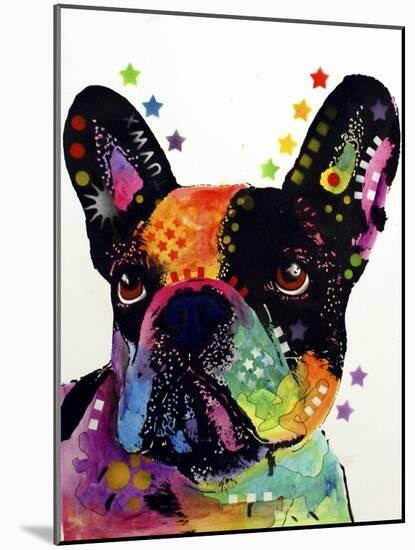 French Bulldog-Dean Russo-Mounted Giclee Print