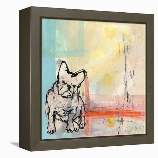 French Bulldog-Wyanne-Framed Premier Image Canvas