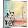 French Bulldog-Wyanne-Mounted Giclee Print