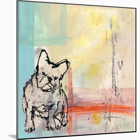 French Bulldog-Wyanne-Mounted Giclee Print