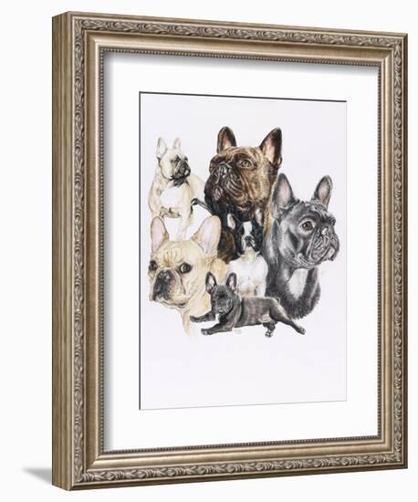 French Bulldog-Barbara Keith-Framed Giclee Print