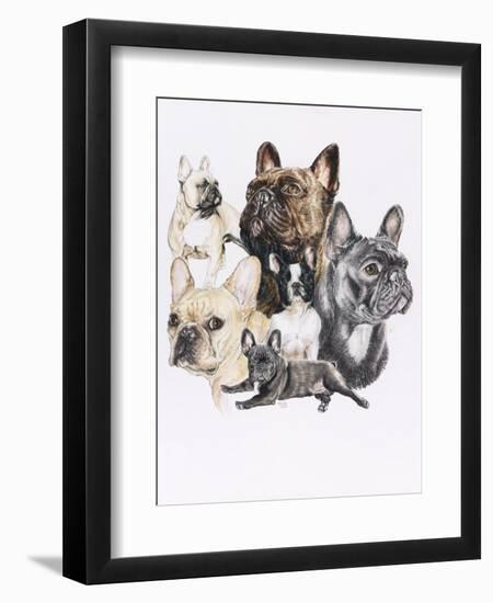 French Bulldog-Barbara Keith-Framed Giclee Print