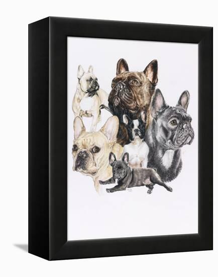 French Bulldog-Barbara Keith-Framed Premier Image Canvas