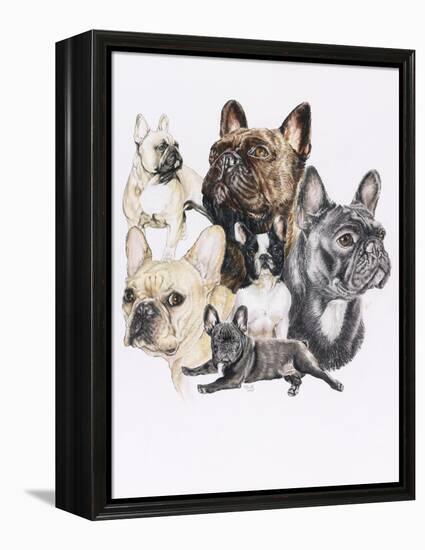 French Bulldog-Barbara Keith-Framed Premier Image Canvas