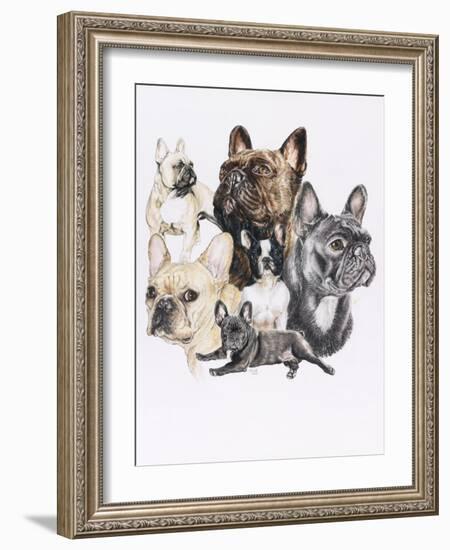 French Bulldog-Barbara Keith-Framed Giclee Print