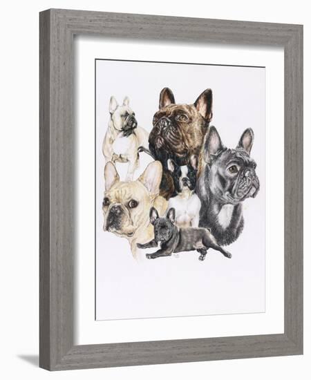 French Bulldog-Barbara Keith-Framed Giclee Print