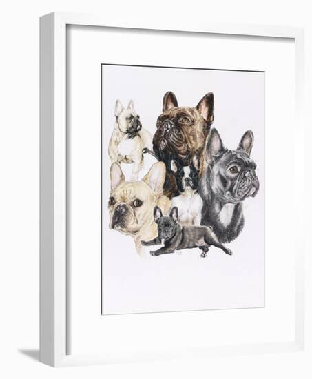 French Bulldog-Barbara Keith-Framed Giclee Print