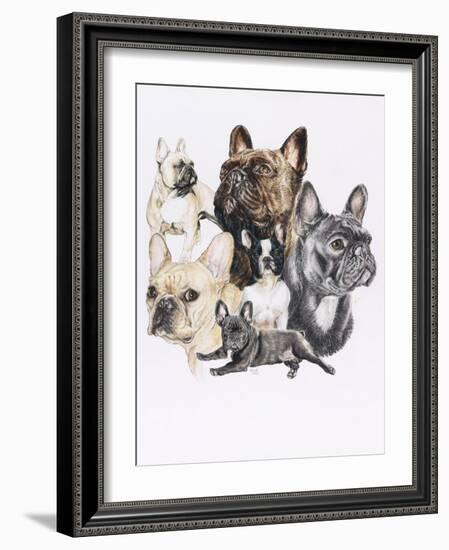 French Bulldog-Barbara Keith-Framed Giclee Print