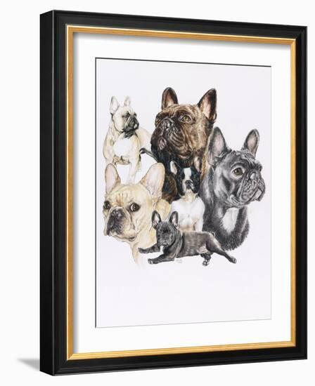 French Bulldog-Barbara Keith-Framed Giclee Print