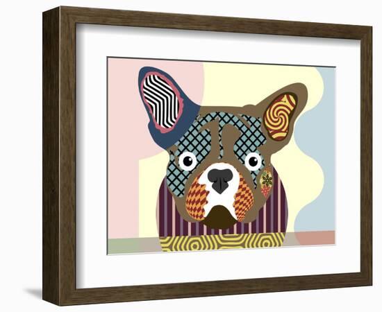 French Bulldog-Lanre Adefioye-Framed Giclee Print