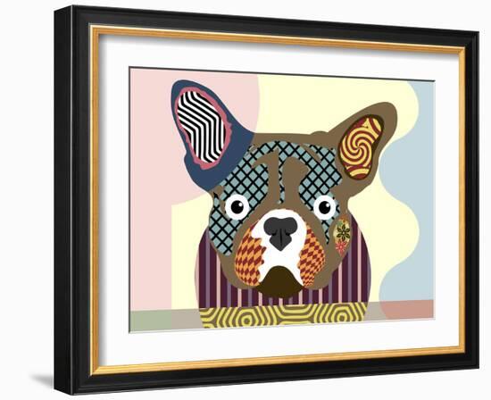 French Bulldog-Lanre Adefioye-Framed Giclee Print