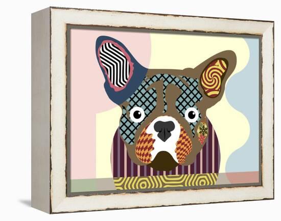 French Bulldog-Lanre Adefioye-Framed Premier Image Canvas