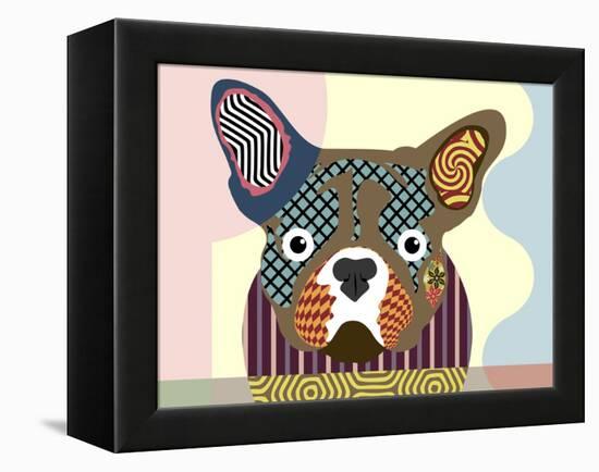 French Bulldog-Lanre Adefioye-Framed Premier Image Canvas