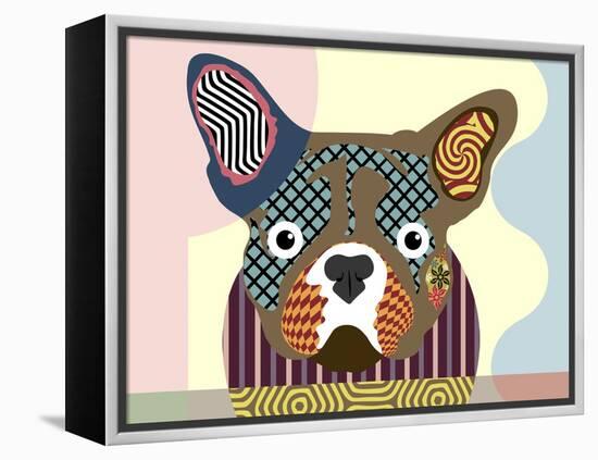 French Bulldog-Lanre Adefioye-Framed Premier Image Canvas