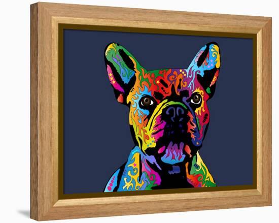 French Bulldog-Michael Tompsett-Framed Stretched Canvas